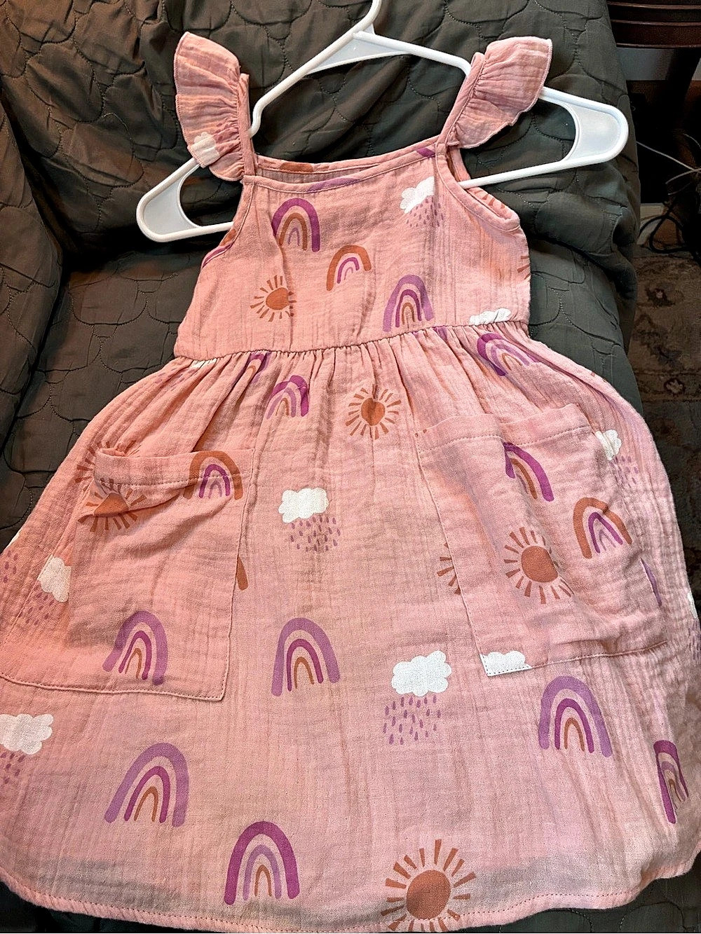 Dot dot smile Limited Edition Fashion Collection dress Rainbow Print